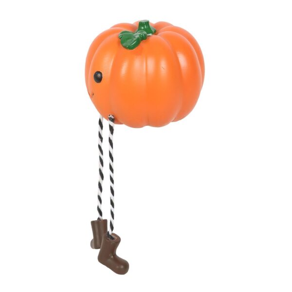 Smiling Pumpkin Shelf Sitter Ornament - Image 4