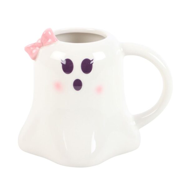 Mrs Boo Ghost Mug with Bow - Image 3