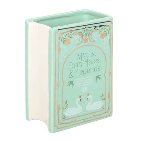 Green Book Shaped Flower Vase - Image 3