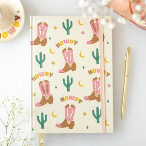 Cowboy Boot Notebook with Sticker Sheet