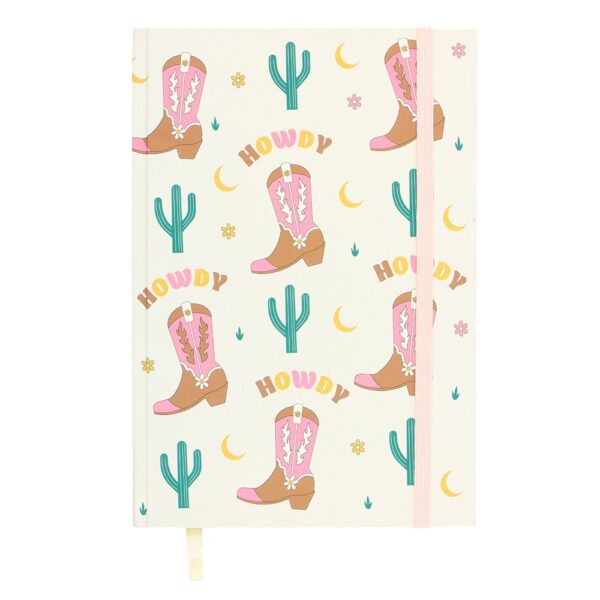Cowboy Boot Notebook with Sticker Sheet - Image 2