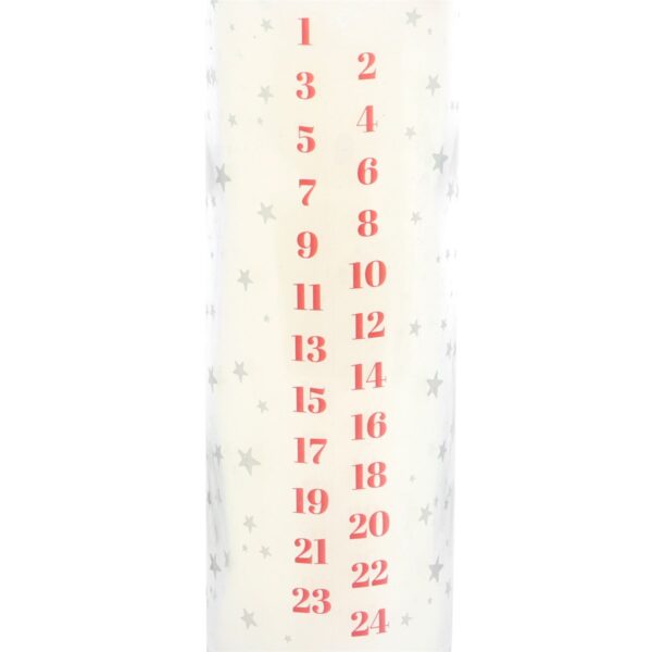 Vanilla Advent Christmas Candle - Image 3