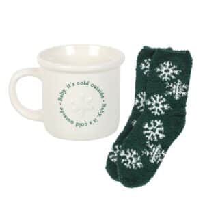 Baby It’s Cold Outside Mug & Socks Set