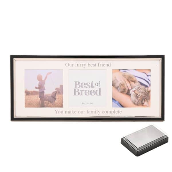Paw Print Photo Frame with Ink Pad