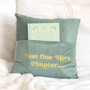 Book Cushion with Pocket