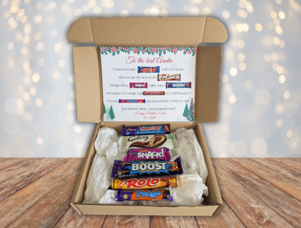 Auntie Christmas Chocolate Poem Gift Box