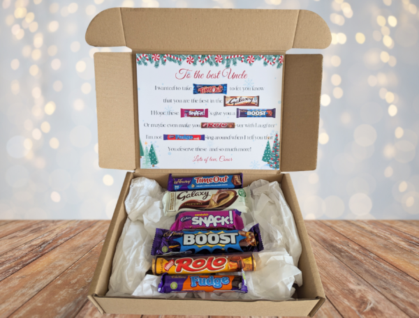 Uncle Christmas Chocolate Poem Gift Box