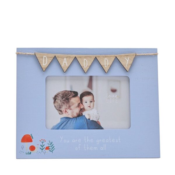 Daddy Bunting Frame