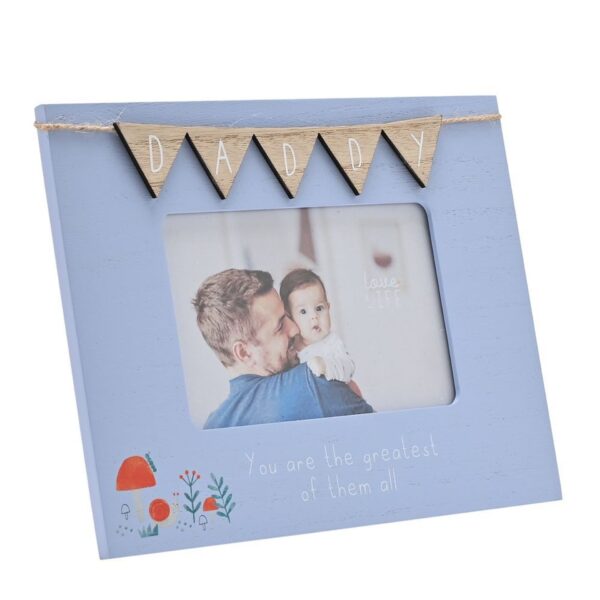 Daddy Bunting Frame