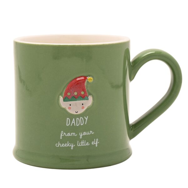Daddy Elf Christmas Mug - Image 3