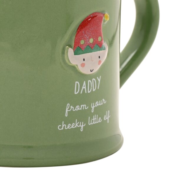 Daddy Elf Christmas Mug