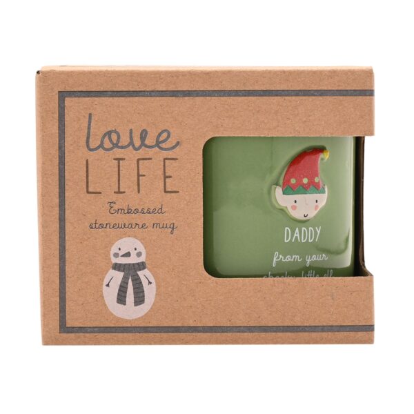 Daddy Elf Christmas Mug - Image 4