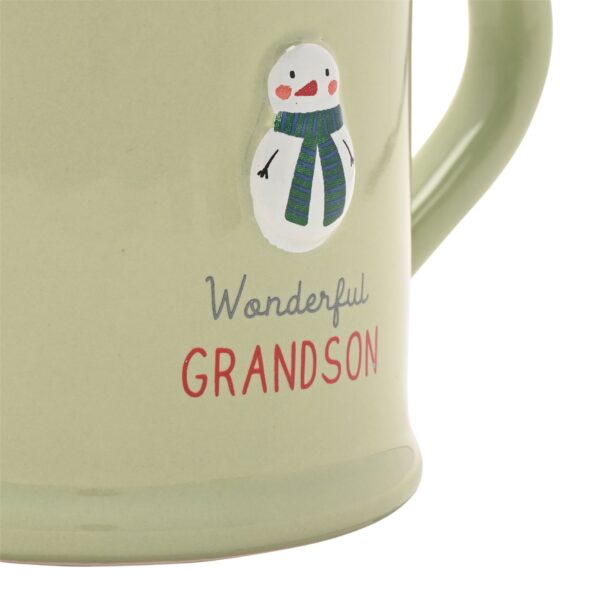 Grandson Christmas Mug - Image 3