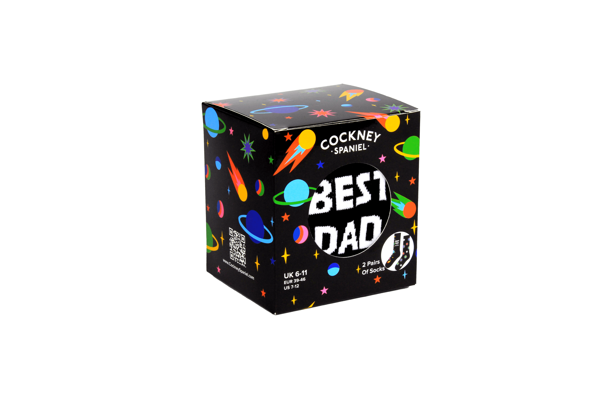 Best Dad In The Galaxy Socks - Image 2