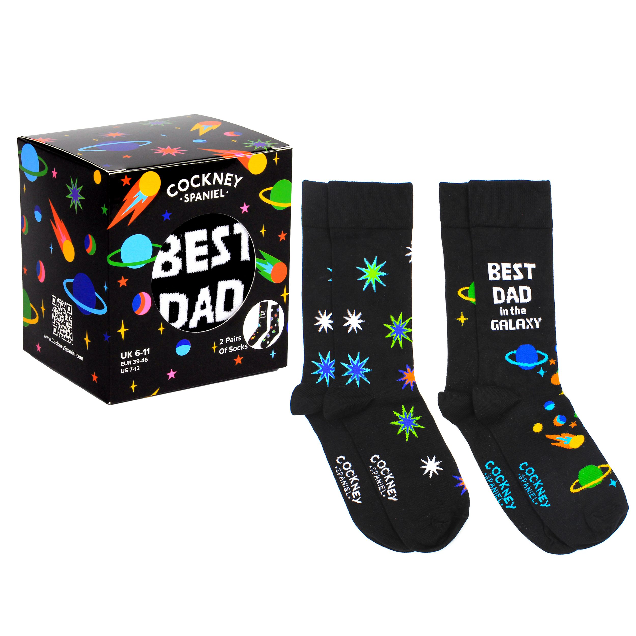 Best Dad In The Galaxy Socks