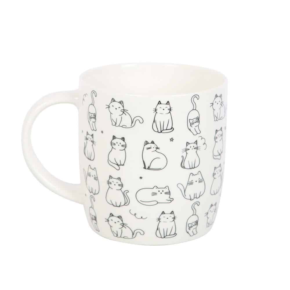 Cat Pattern Mug - Image 2