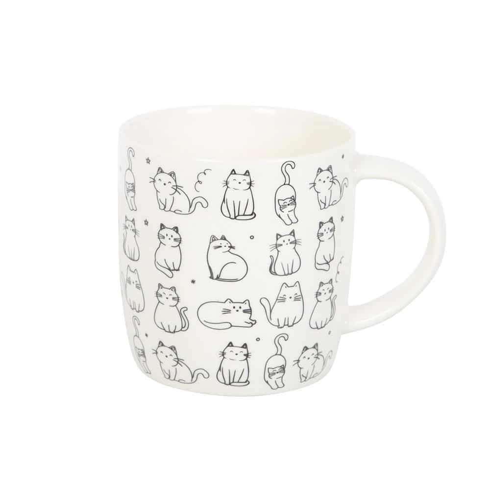 Cat Pattern Mug