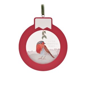 Robin Christmas Plaque