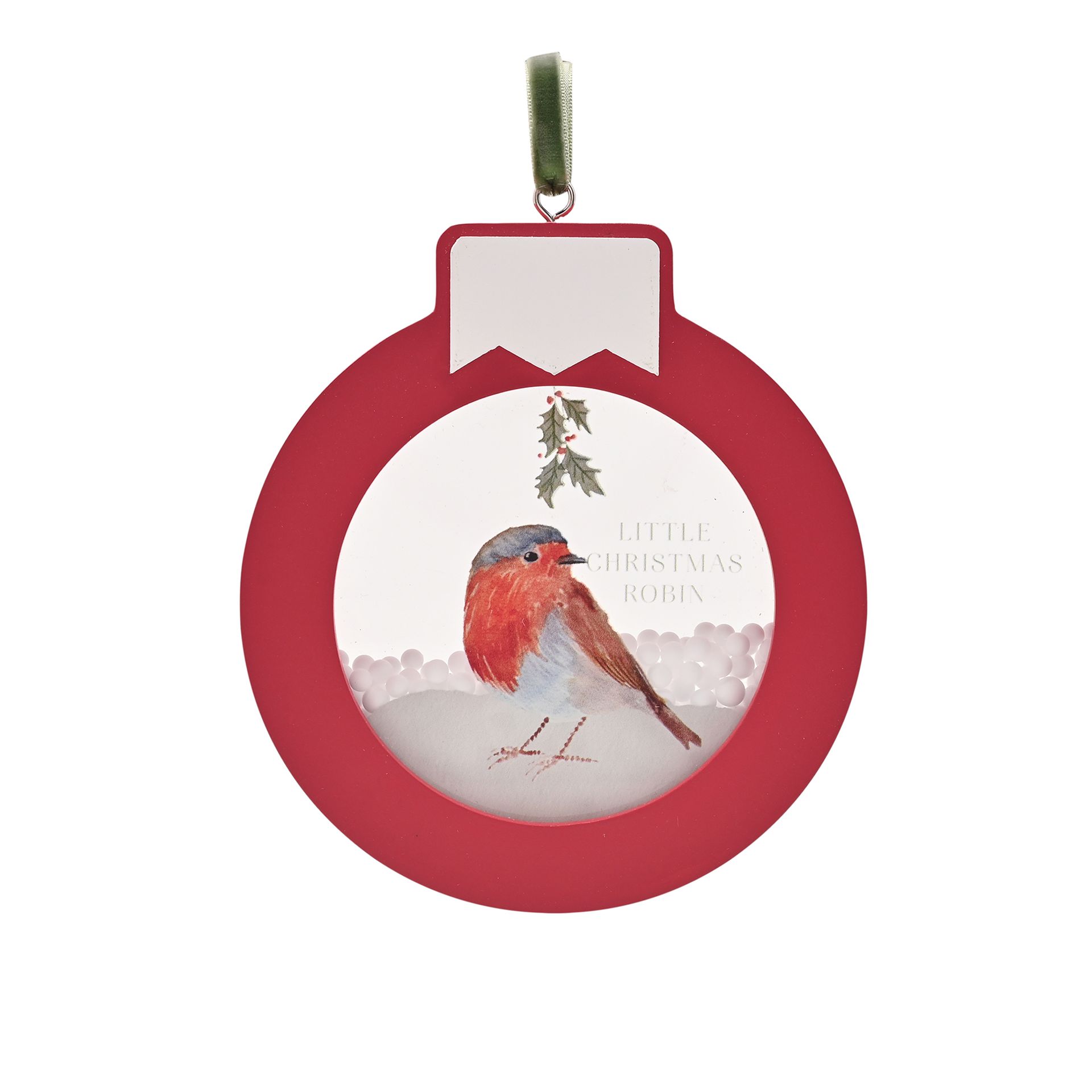 Robin Christmas Plaque