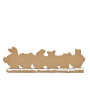 Alternative view of Easter Bunnies Mantle Plaque