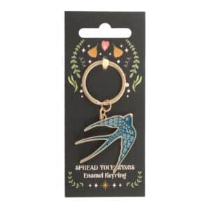 Spread Your Wings Swallow Keyring