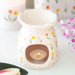 Tulip Print Oil Burner