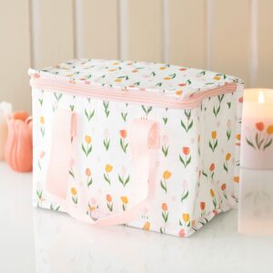 Tulip Print Lunch Bag