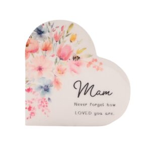 Mam Heart Mini Plaque