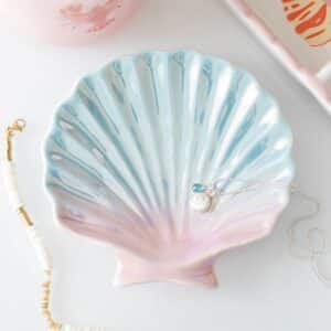 Iridescent Shell Trinket Dish