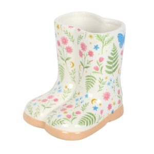 Floral Print Welly Boot Planter