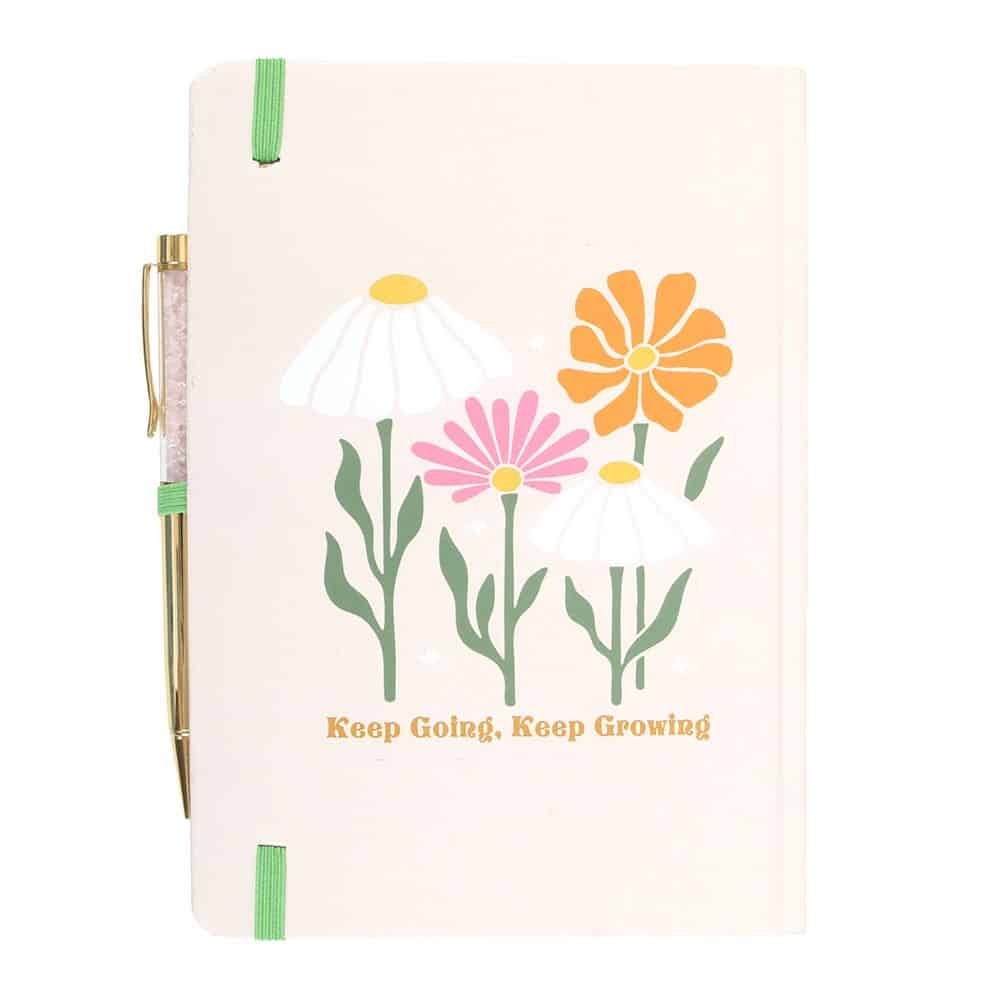 Keep Going Notebook with Pen