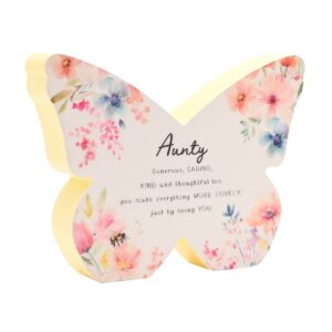 Aunty Butterfly Mantel Plaque