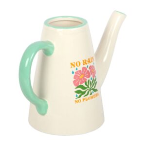 No Rain No Flowers Watering Can Vase
