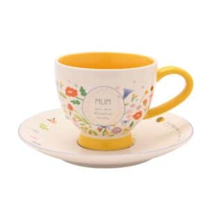 Mum Cup and Saucer Set