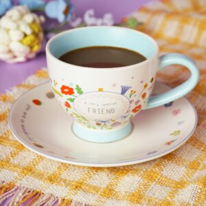 Friend Cup and Saucer Set