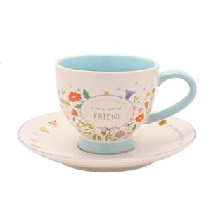 Friend Cup and Saucer Set