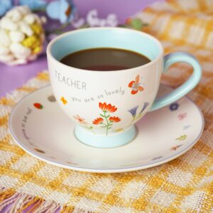Teacher Cup and Saucer Set