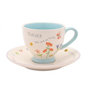 Teacher Cup and Saucer Set