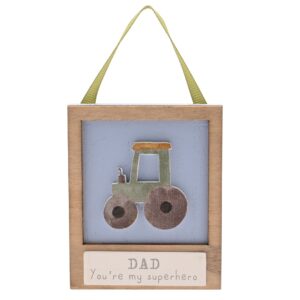 Dad Mini Tractor Plaque