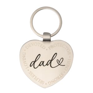 Heart Dad Keyring