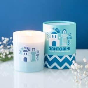 Santorini Coast Candle