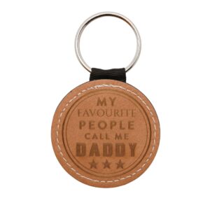 Favourite People Call Me Daddy Keyring