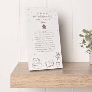 Teacher Verse Plaque