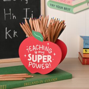Teacher Apple Pen Pot