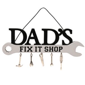 Dad's Fix It Shop Plaque