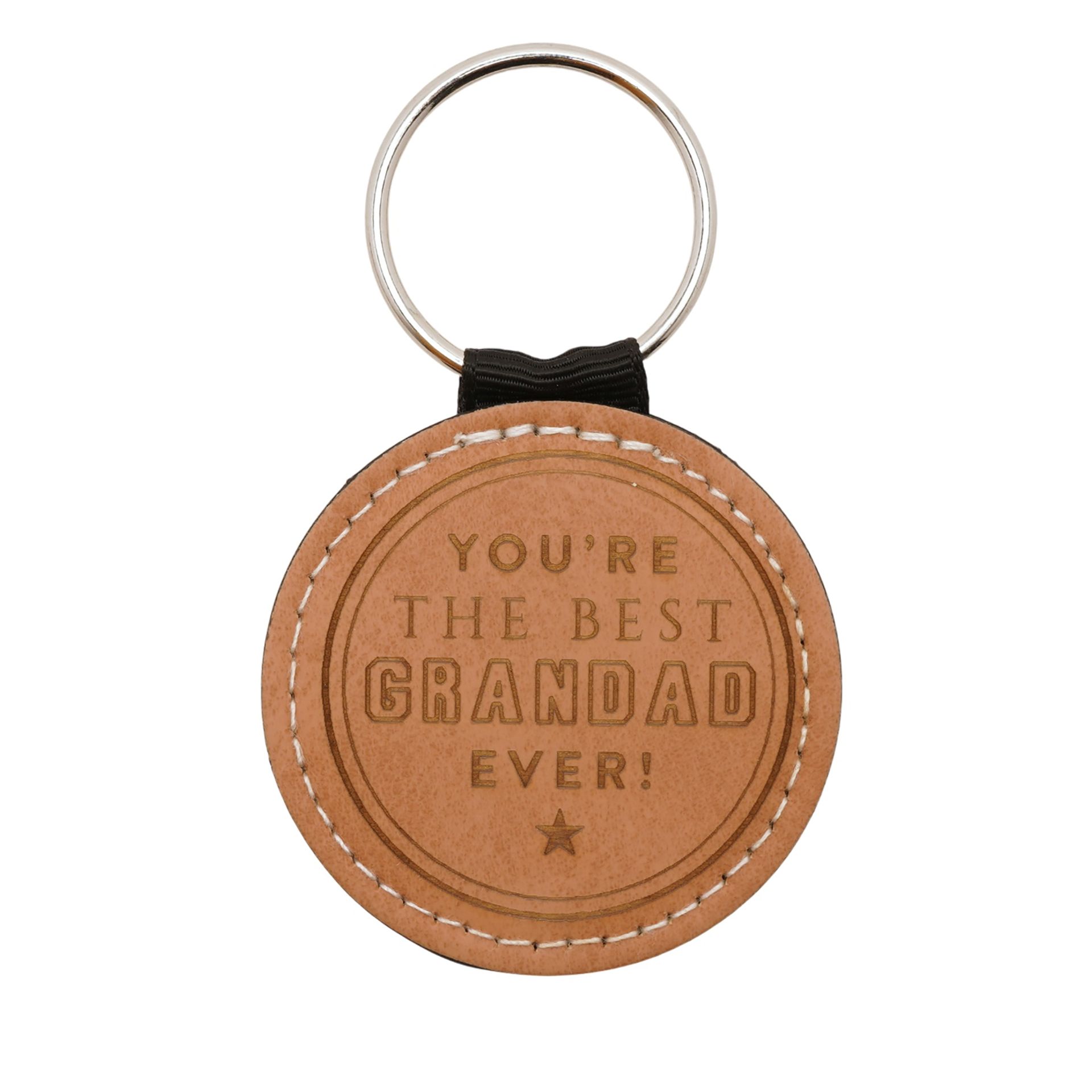 Best Grandad Ever Tan Keyring