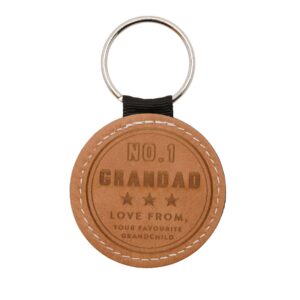 No.1 Grandad Tan Keyring