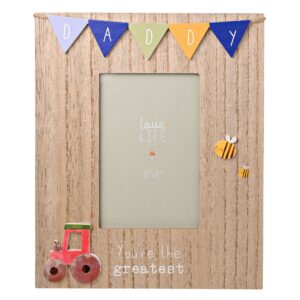 Daddy Bunting Tractor Photo Frame