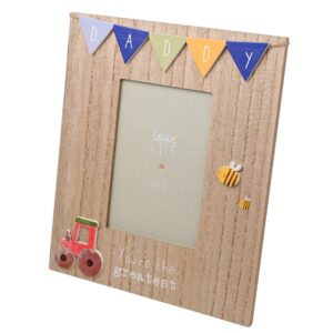 Daddy Bunting Tractor Photo Frame