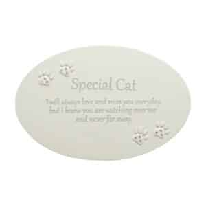 Cat Memorial Resin Plaque